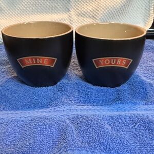 Bailey’s Irish Cream Black 'Mine' and 'Yours' Mugs